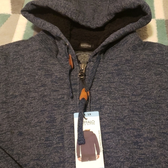 Nwt BUFFALO sherpa lined hoodie - Picture 3 of 4